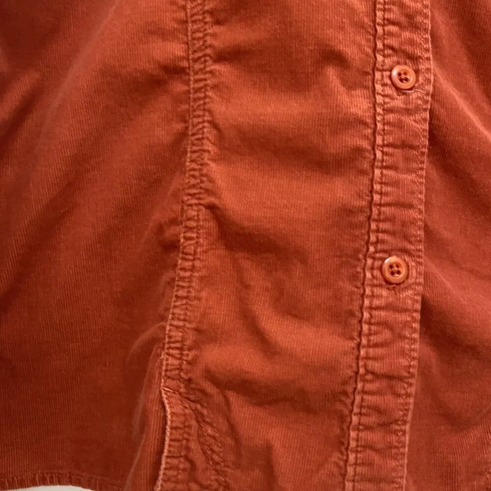 Woolrich Corduroy Shirt in Natural Orange - Western Style - Picture 4 of 5